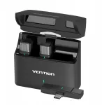 2 vnt. rinkinys Vention USB-C mikrofonų su įkrovimo dėklu