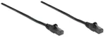 Intellinet tinklo jungiamasis laidas, Cat6, 10m, juodas, CCA, U/UTP, PVC, RJ45, auksuoti kontaktai, be užkliuvimo, su apsauginiu gaubteliu, viso gyvenimo garantija