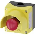 Siemens Pilztaster im Geh&auml;use, mit Schutzkragen Gelb Drehentriegelung SIRIUS ACT 3SU1801-0NA00-2AC2 1 St. (3SU1801-0NA00-2AC2)