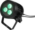 LED PAR Prožektorius EUROLITE 3x8W QCL Spot &mdash; 3x8W RGB COB LED, kompakti&scaron;kas PAR prožektorius