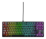 CHERRY XTRFY K4V2 TKL (80%) klaviatūra, RGB, USB, AZERTY French, juoda