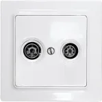 Eltako TV/RF dangtelio plok&scaron;tė E-Design55 TV55E/2-wg (30055838)