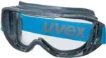 Uvex megasonic 9320415 uždari apsauginiai akiniai, pilki / mėlyni