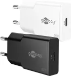 Goobay 75728 - USB-C įkroviklis 20 W 1x USB-C GaN plonas baltas (75728)