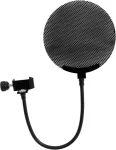 Omnitronic 60006250 metalinis pop filtras juodas, apvalus tinklelis