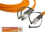Lightwin auk&scaron;tos kokybės dvipusis LWL &scaron;uoliukas, MM OM2, FC &ndash; LC (LDP-50 FC-LC 10,0)