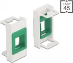 Keystone laikiklis DeLOCK Easy 45 modulis 22,5 x 45 mm baltas/žalias