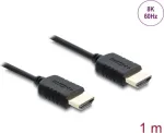 DELOCK koaksialinis High Speed HDMI kabelis 8K 60 Hz 48 Gbps su pintu apvalkalu, modelis 81681