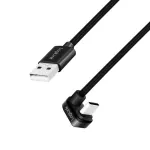 LOGILINK CU0195 Laidas USB 2.0 Type-C C/M kampuotas į USB-A/M aliuminis juodas 3m