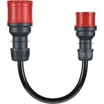 Adapteris GO-E Gemini flex 22 kW CEE raudonas trifazis 32A > CEE raudonas 16A juodas 30 cm