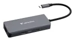 Verbatim USB-C Essentials Multiport Hub 6 prievadų: RJ45, HDMI, USB-C PD, 3 x USB-A 3.2 Gen 1