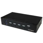 StarTech.com 4 prievadų DisplayPort KVM jungiklis su USB 3.0 &ndash; 4K 30Hz
