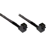 Mini SAS HD kabelis InLine SFF-8643 į SFF-8643, abiejuose galuose kampuotas, Sideband, 1 m