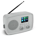 Internetinis radijas MEDION 50078819 &mdash; DAB+/FM, Wi‑Fi (802.11a/b/g), 5 W RMS, 2.4 colio TFT ekranas, pilka spalva, Spotify palaikymas