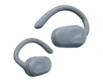 Ausinės JVC HA-NP40T True Wireless Stereo (TWS) į ausį įdedamos su ausų kabliukais Bluetooth, 20&ndash;20000 Hz, 10 m, pilkos