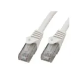 Tinklo kabelis M-Cab 3928 0,5 m Cat6 U/UTP RJ-45 Baltas