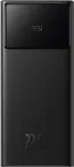 Powerbank Baseus Star-Lord 20000mAh 22,5W su skaitmeniniu ekranu ir USB-C kabeliu 3A 30cm - Juoda