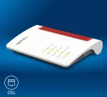 AVM FRITZ!Box 7630 Wi-Fi 7 DSL mar&scaron;rutizatorius, dviejų juostų, iki 3 600 Mbit/s, 2,5 GbE WAN, DECT
