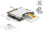 Delock Adapter M.2 Key M Male į CFexpress Type A Lizdą (64363)
