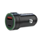 MEDIARANGE MRMA120 20W USB-C automobilinis kroviklis su Power Delivery, juodas