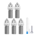 ELEGOO Neptune 4 / 4 Pro Grūdinto Plieno Antgalių Rinkinys (0,4 mm x3, 0,6 mm x1, 0,8 mm x1)