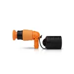 Source Storm Valve Hydration Bite Valve su Twist-Lock Shut-Off - Skaidriai Mėlyna