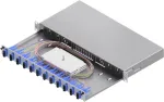 ZVK Easylan LWL Splice Enclosure Basic 1U 12x SC-Duplex OS2 Sliding Drawer