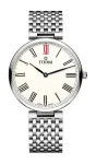 TITONI Airmaster vyrų laikrodis TQ52718S-608 37mm nerūdijantis plienas sidabrinis ciferblatas