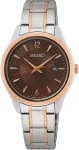 SEIKO SUR476P1 Moteri&scaron;kas kvarcinis laikrodis, 30 mm, nerūdijantis plienas
