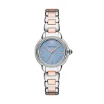 Armani AR11597 moteri&scaron;kas laikrodis 32mm nerūdijančio plieno ciferblatas su tinklelio apyranke