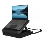 Fellowes Breyta ne&scaron;iojamojo kompiuterio dėklas su įmontuotu stovu, užrakinamas, iki 14 colių/4 kg, juodas