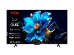 TCL 55T69C 55 colių QLED 4K Ultra HD televizorius, Direct-LED, Google TV, HDR10+, 60Hz, Dolby Atmos, Wi-Fi/Bluetooth