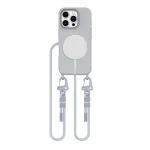 Tech-Protect Magnecklace MagSafe Phone Lanyard for iPhone 16 Pro Max Grey