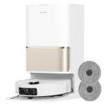 Robotinis dulkių siurblys su &scaron;lapiu valymu Dreame L50 Pro Ultra White