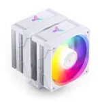 CPU au&scaron;intuvas Jonsbo CR-3000E Dual-Tower ARGB White, dvibok&scaron;tis oro au&scaron;intuvas su ARGB ap&scaron;vietimu