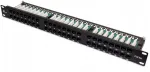 GETFORT PGF-5EUTP48-B9 Patch Panel UTP Cat.5e 48 Port 2U 19 inch Rackmount Black
