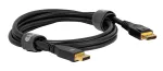 Club 3D CAC-1094 DisplayPort 2.1 VESA DP80 sertifikuotas laidas 8K 240 Hz, 2 m (6,56 pėdos), juodas