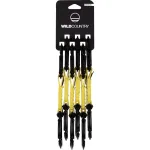 Wild Country HMS Screwgate Locking Karabinas 6 vnt. - juoda/geltona, 25 kN