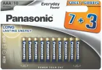 Panasonic Everyday Power AAA &scaron;arminės baterijos LR03 10 vnt. lizdinė pakuotė