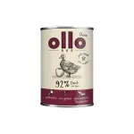 &Scaron;lapias &scaron;unų ėdalas OLLO Pure Duck with Apple 850 g &ndash; pilnavertis suaugusių &scaron;unų maistas, be grūdų ir sojos