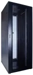 DSIT 19 colių serverio stovas su perforuotomis durimis 600 x 800 - 42U juodas