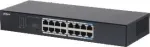 Dahua Technology S3016-16GT tinklo jungiklis, nevaldomas, L2, Gigabit Ethernet (10/100/1000), montuojamas ant stalo / sienos, juodas