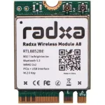 Radxa belaidis modulis A8, M.2 Wi-Fi 6 ir Bluetooth 5.2 (RA007-A8)