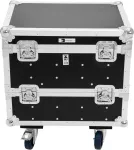 ROADINGER Flight Case 8x Eurolite IP PIX Strobe RGB CW+WW su ratukais 64x46,5x56,5 cm
