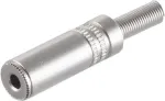 shiverpeaks BASIC-S 3,5 mm stereo jack sujungėjas, metalinis korpusas, litavimo jungtis, polietileno mai&scaron;elis su Euro skylute (BS51210-M)
