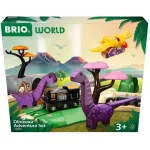 BRIO World Dinozaurų nuotykių rinkinys, traukinukas