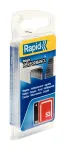 Rapid No. 53 smulkios vielos segtukai, 12 mm kojelės, cinkuotas plienas, 2500 vnt. pakuotė 40109505