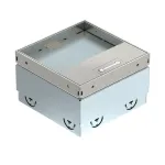 OBO Bettermann UDHOME2 grindų dėžė 140x140x110 nerūdijantis plienas/juoda 7368353
