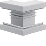 Hager BRA6513039016 i&scaron;orinis kampinis bazinis profilis 68x130mm OT80mm baltos eismo spalvos aliuminis