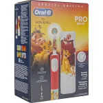 Vitality Pro 103 Kids Karalius Liūtas, elektrinė dantų &scaron;epetėlis įvairiaspalvis, su kelioniniu dėklu
